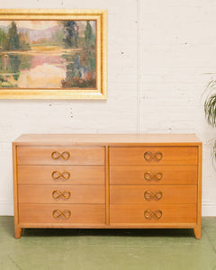 Vintage Dresser with Infinity Drawer Knobs