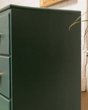 Load image into Gallery viewer, Forest Dark Green Highboy Chest of Drawers
