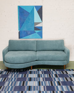 Ramona Sofa in Heavenly Sapphire