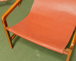 Leather Sling Chair