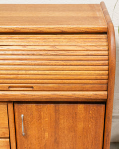 Tambour Desk Chest of Drawers