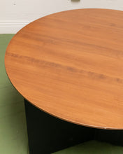 Load image into Gallery viewer, Round Walnut Table with Sculptural Base
