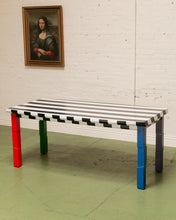 Load image into Gallery viewer, Striped Sculptural Dining Table
