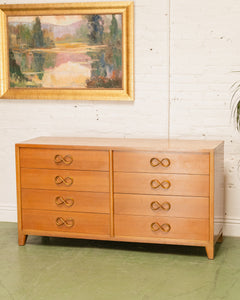 Vintage Dresser with Infinity Drawer Knobs