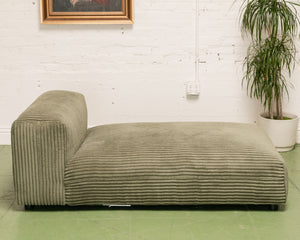 Bailey Day Bed in Green Corduroy