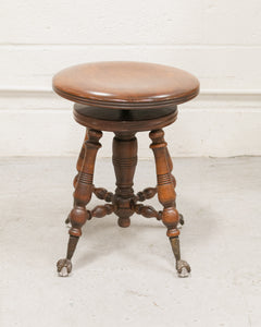 Spindle Stool Antique Chair