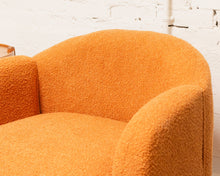 Load image into Gallery viewer, Nubby Orange Armchair
