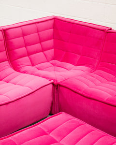 Fuchsia Juno 6 Piece Sofa