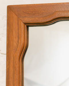 Vintage Walnut Mirror