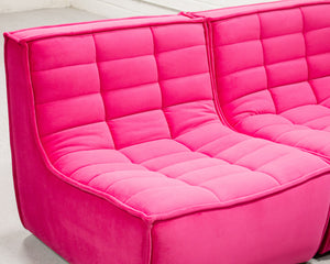 Fuchsia Juno 6 Piece Sofa