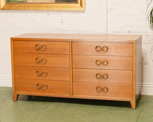 Vintage Dresser with Infinity Drawer Knobs