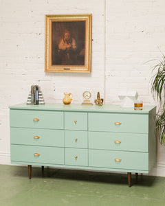 Aqua 9 Drawers Dresser