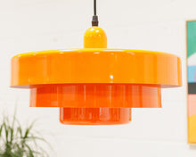 Load image into Gallery viewer, Orange Diner Hanging Pendant
