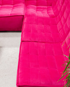 Fuchsia Juno 6 Piece Sofa