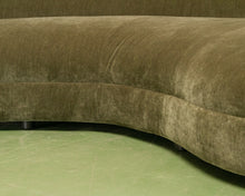 Load image into Gallery viewer, Aria 1 Piece Curved Sofa in Amici Moss
