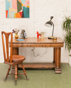 Tiger Oak Desk