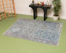 Load image into Gallery viewer, Blue Vintage Rug
