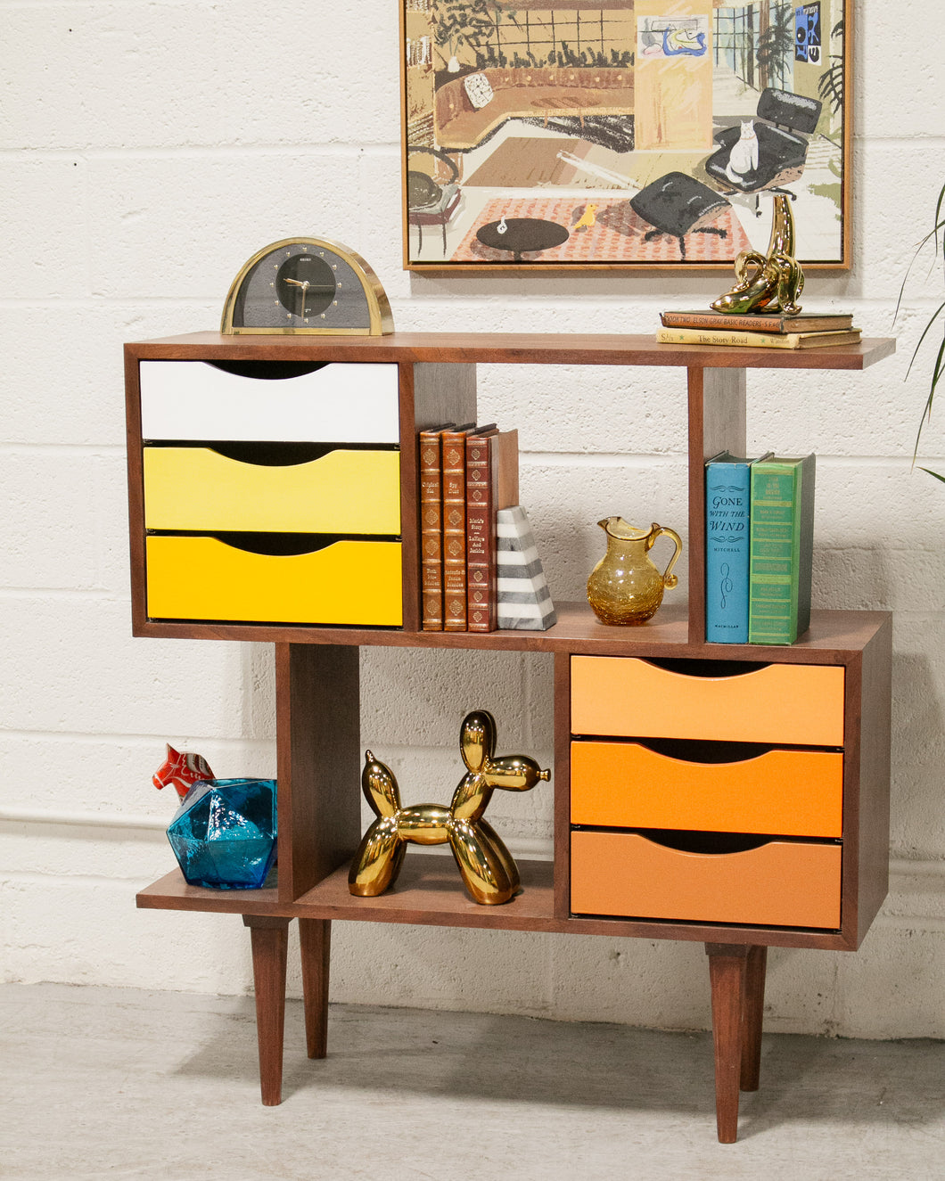 Shelly Color Block Bookcase