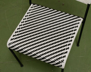 Black and White 5 Piece Patio Set