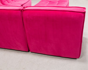 Fuchsia Juno 6 Piece Sofa