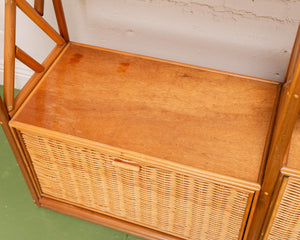 Bamboo Vintage Shelf Etagere