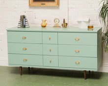 Load image into Gallery viewer, Aqua 9 Drawers Dresser
