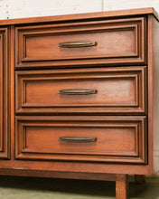 Load image into Gallery viewer, Walnut Mid Century Dresser
