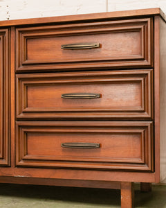 Walnut Mid Century Dresser