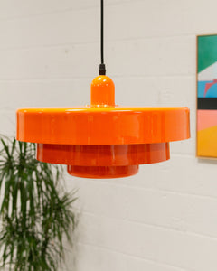 Orange Diner Hanging Pendant