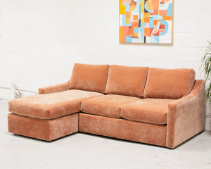 Hauser Sectional Sofa in Amici Ginger