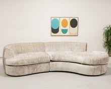 Load image into Gallery viewer, Madeline Sofa in Continuum  Blur
