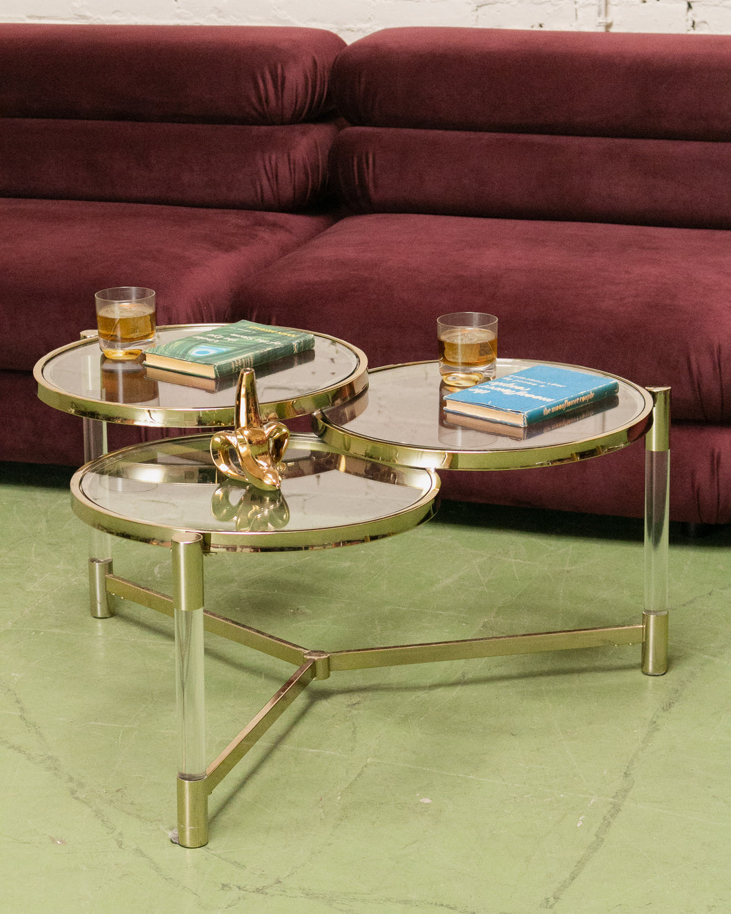 Multi Circle Gold Table