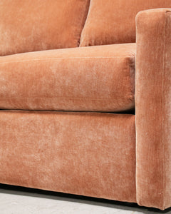 Hauser Sectional Sofa in Amici Ginger