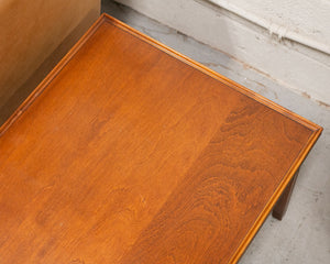 Walnut Mid Century Side Table