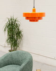 Orange Diner Hanging Pendant