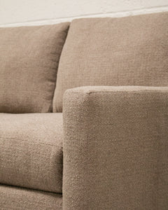 Hauser Sectional Sofa in Tildan Saddle