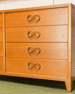 Vintage Dresser with Infinity Drawer Knobs