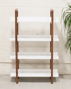 White and Espresso Shelf