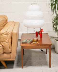 Walnut Mid Century Side Table