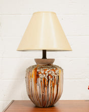 Load image into Gallery viewer, Glazed Vintage Pair of Mid Century Lamps
