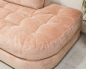 Prima Bumper Chaise in Belmont Rose