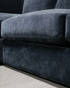 Michonne Sectional Sofa in Amici Indigo