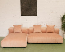 Load image into Gallery viewer, Bailey Sofa in Blush Corduroy
