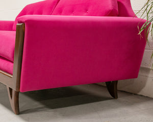 Desmond Fuchsia (Royale Berry) Sofa 72"