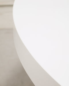 Clara Round White Glossy Table