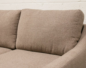 Hauser Sectional Sofa in Tildan Saddle