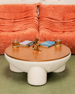 White Round Coffee Table