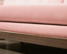 Load image into Gallery viewer, Pink Desmond Walnut Framed Sofa 80”
