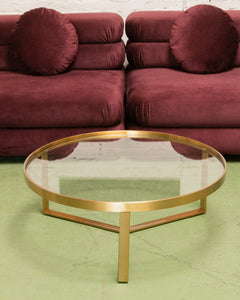 Gold Round Coffee Table