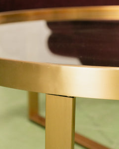 Gold Round Coffee Table